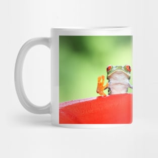 "Live long and Prosper" Red-eyed Tree Frog Mug